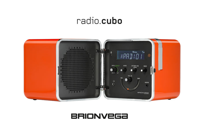 BRIONVEGAの 名作「radio.cubo」が復刻。2023年2月13日発売予定。