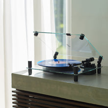 画像をギャラリービューアに読み込む, Turntable|ターンテーブル|トランスペアレント| Bluetoothターンテーブル