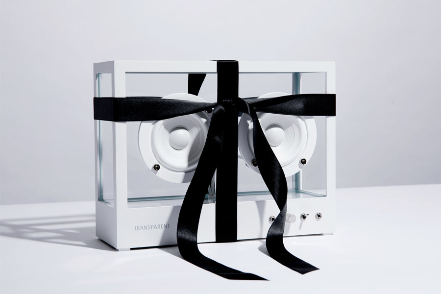 ギフトに最適なスピーカー「SMALL TRANSPARENT SPEAKER」
