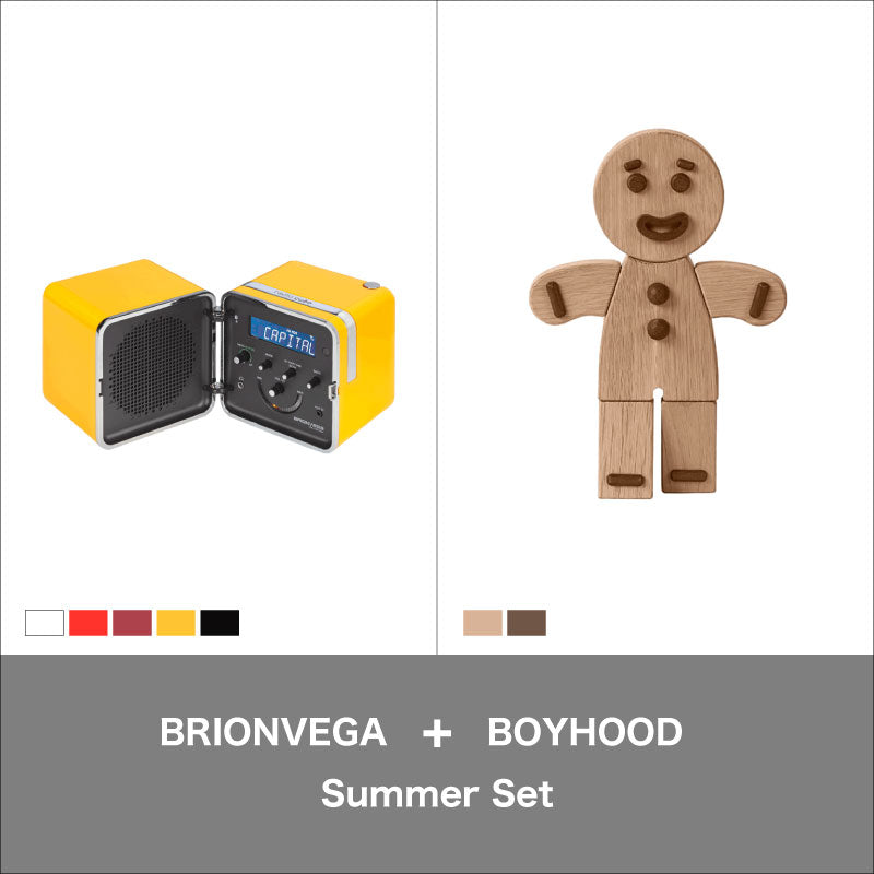 BRIONVEGA radio.cubo + BOYHOOD Gingerbread Man Small