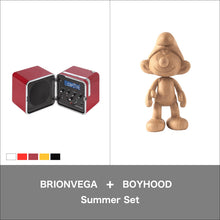 画像をギャラリービューアに読み込む, BRIONVEGA radio.cubo + BOYHOOD Smurf Small
