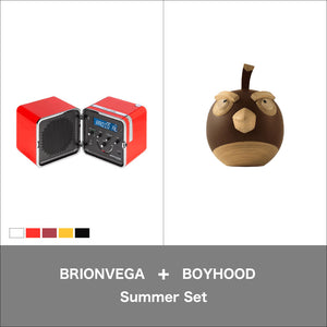 BRIONVEGA radio.cubo + BOYHOOD Angry Birds Bomb Small