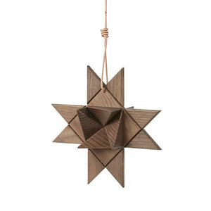 BOYHOOD FRÖBEL STAR HANGING SMOKE STAINED OAK