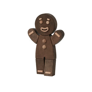 BOYHOOD GINGERBREAD MAN - LARGE SMOKE STAINED OAK