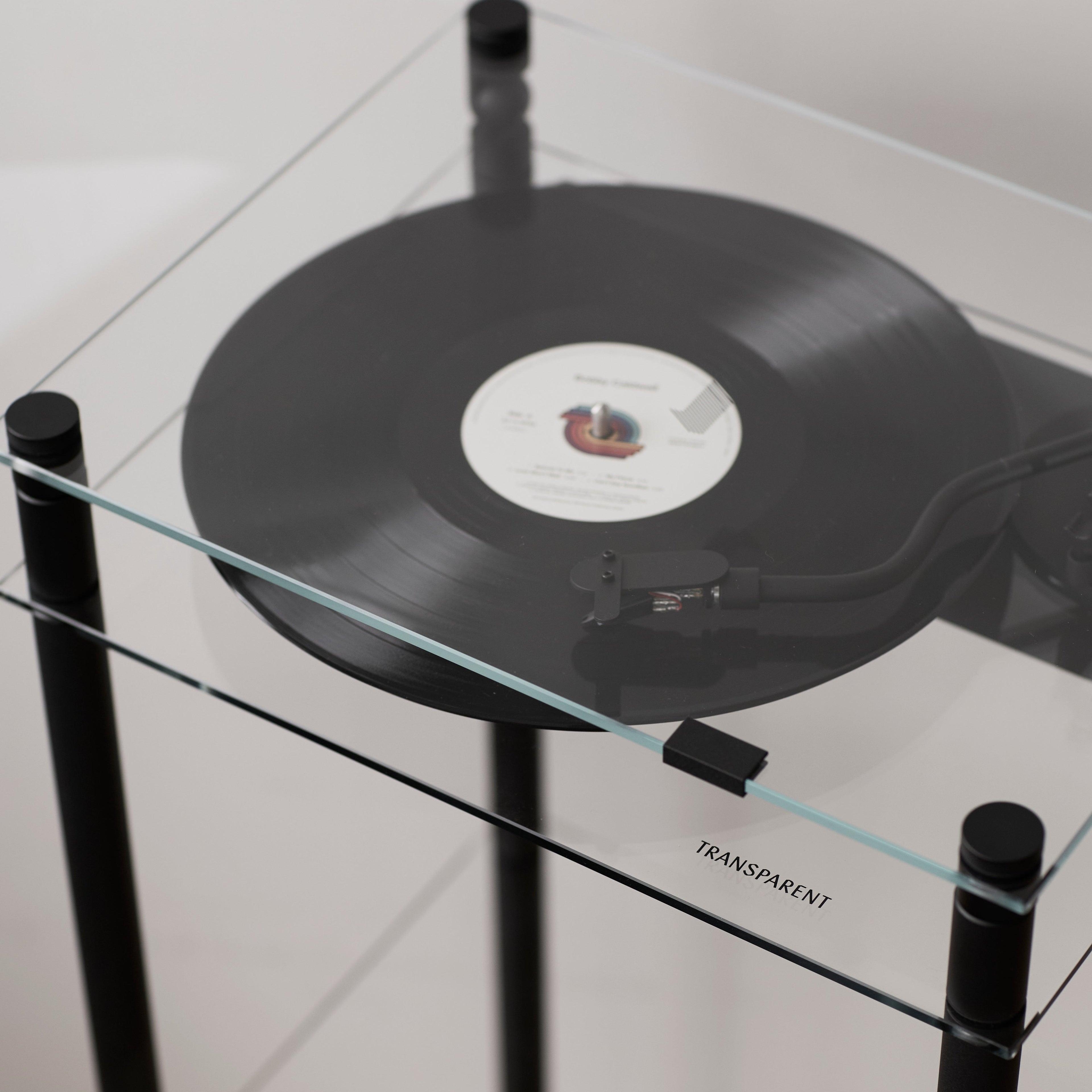 Transparent Turntable Stand｜TRANSPARENT｜トランスペアレント ターンテーブル スタンド｜トランスペアレント
