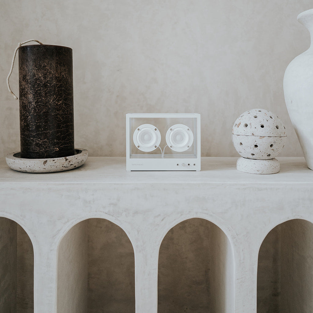 Small Transparent Speaker｜スモール トランスペアレント スピーカー｜トランスペアレント｜Hi-Fi Bluetoothスピーカー