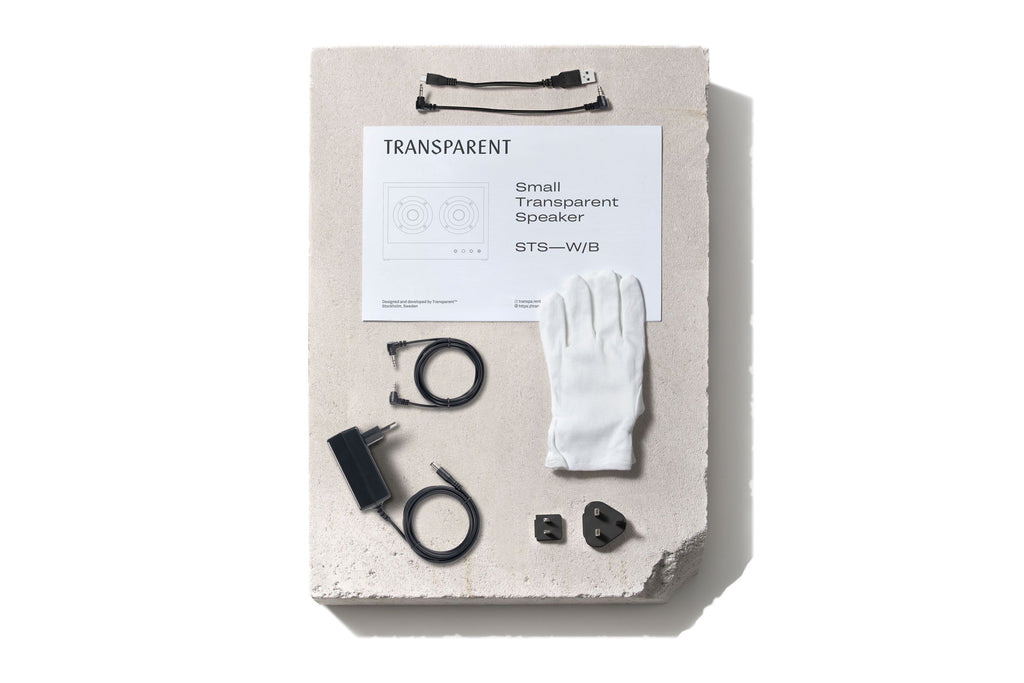 Small Transparent Speaker｜スモール トランスペアレント スピーカー｜トランスペアレント｜Hi-Fi Bluetoothスピーカー