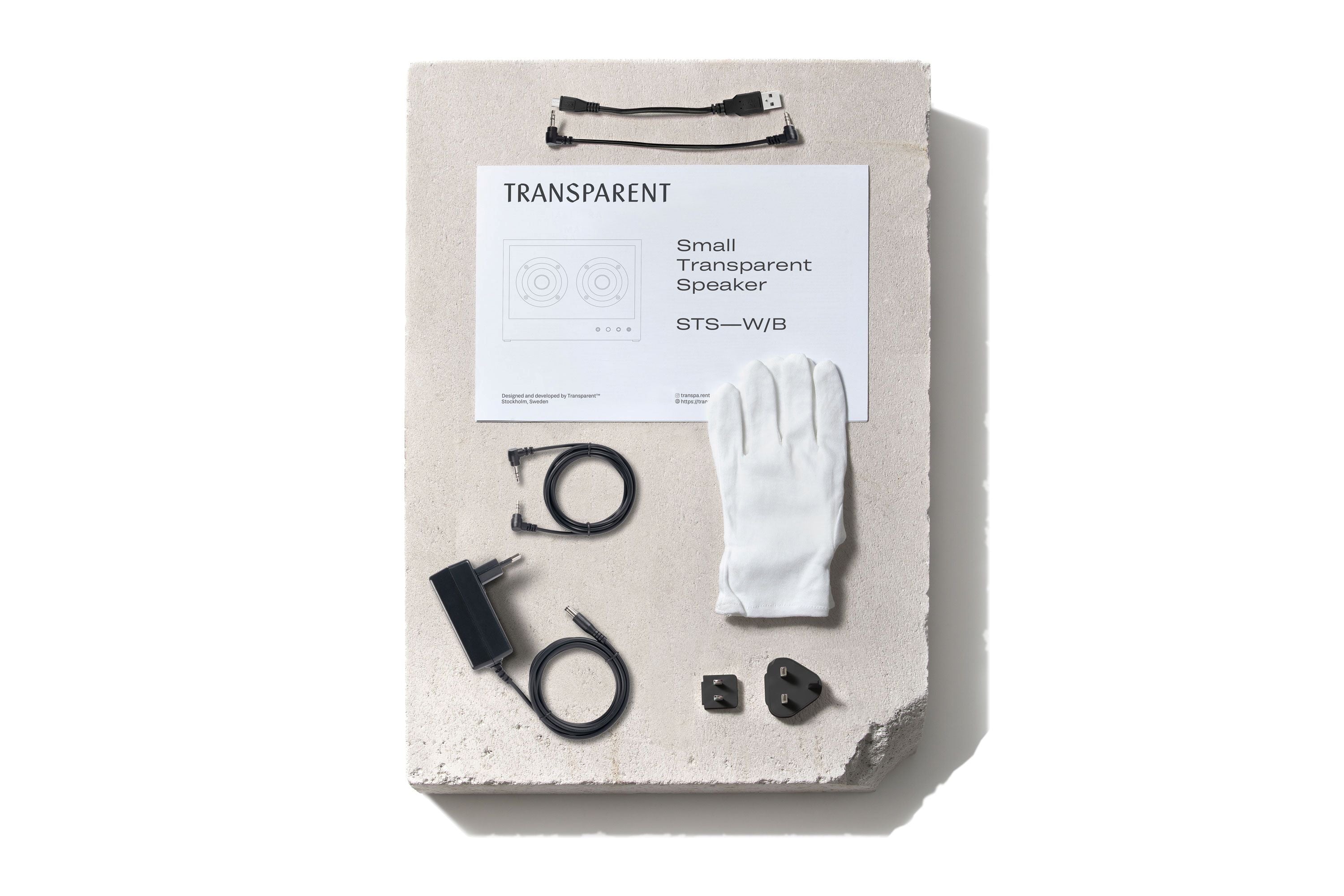 Small Transparent Speaker｜スモール トランスペアレント スピーカー｜トランスペアレント｜Hi-Fi Bluetoothスピーカー