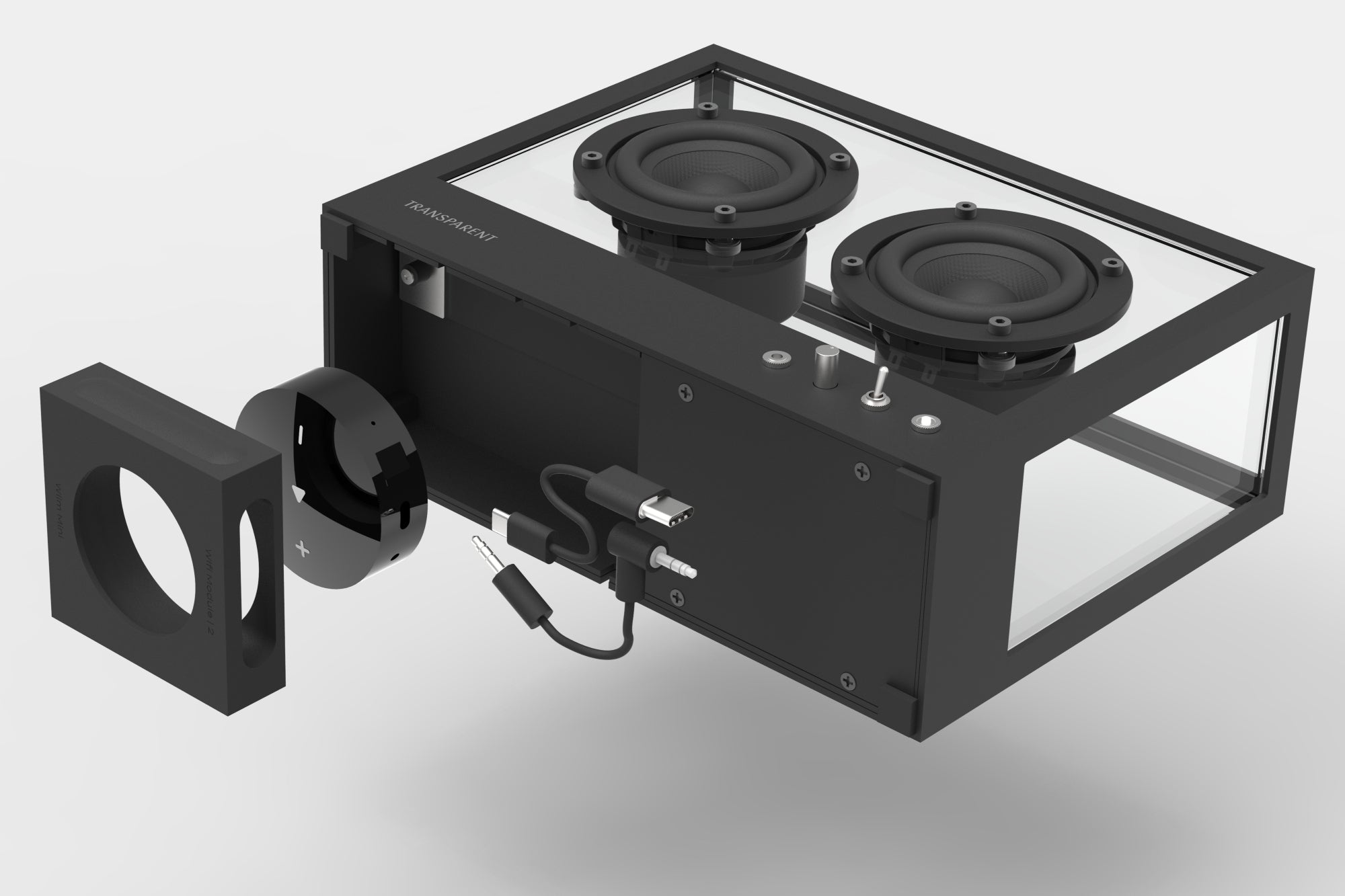 スピーカー・ウーファー Small Transparent Speaker STS-B Small Transparent Speaker / スモール トランスペアレント スピーカー