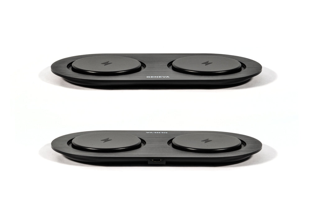 DUO｜GENEVA｜ ワイヤレス充電 ステレオワイヤレススピーカー Bluetoothスピーカー