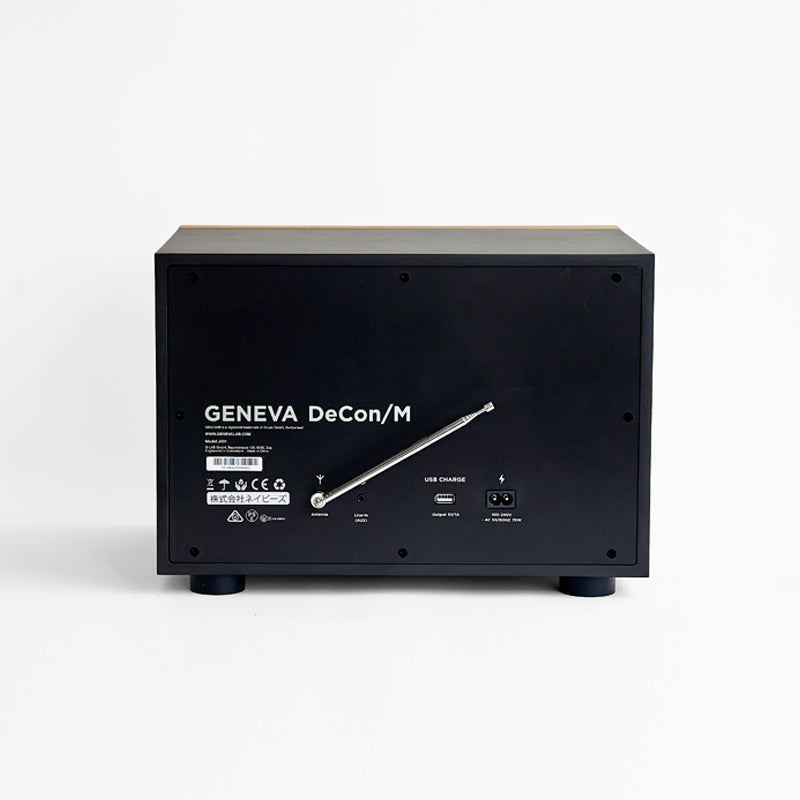 DeCon / M｜GENEVA｜ディコンM｜ジェネバ｜Wi-Fi対応, インターネットラジオ, FMラジオ,CDプレイヤー, Bluetoothスピーカー