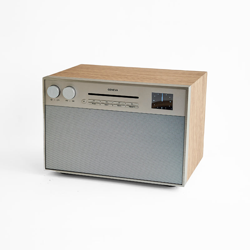 DeCon / M｜GENEVA｜ディコンM｜ジェネバ｜Wi-Fi対応, インターネットラジオ, FMラジオ,CDプレイヤー, Bluetoothスピーカー