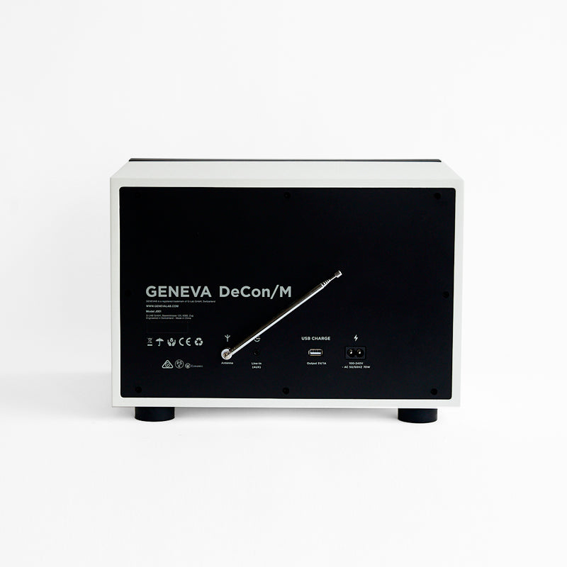 DeCon / M｜GENEVA｜ディコンM｜ジェネバ｜Wi-Fi対応, インターネットラジオ, FMラジオ,CDプレイヤー, Bluetoothスピーカー